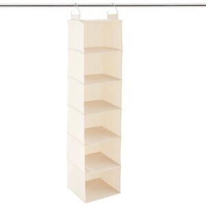 Container Store 6 Compartment Hanging Closet Organizer
